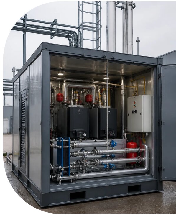 Модульная котельная под ключ в Энгельсе от 1598850 р. | АПаруса-Энг