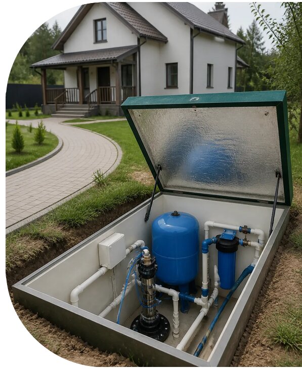 Автономное водоснабжение дома в Энгельсе от 159885 р. | АПаруса-Энг