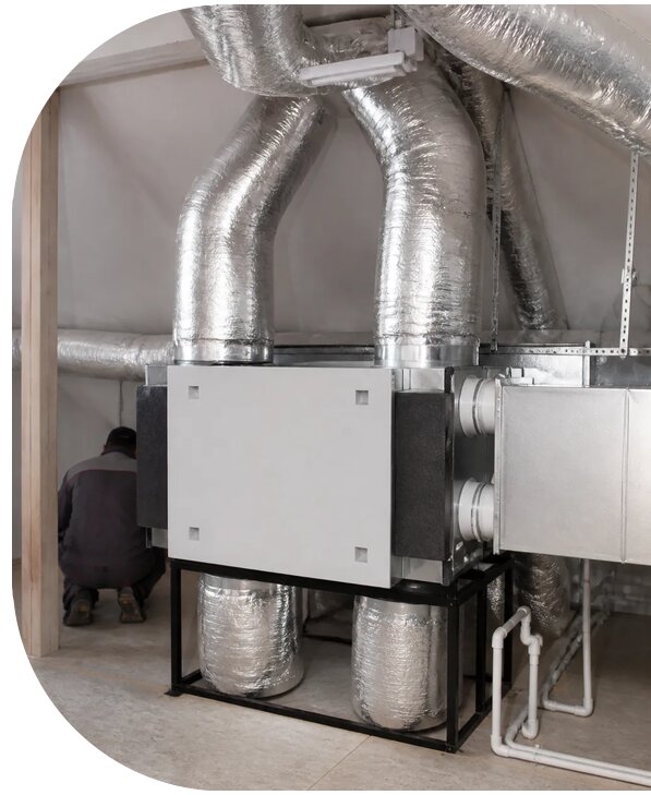 Монтаж вентиляции в частном доме в Энгельсе от 127908 р. | АПаруса-Энг